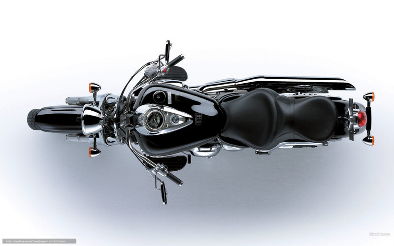 Black Motorcycle — Neutral, Photograph, Seat, Handlebars, Tank