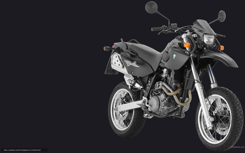 Black Motorcycle — Neutral, Photograph, Seat, Handlebars, Wheels