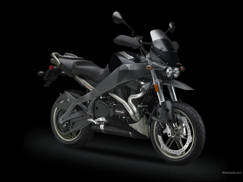 Black motorcycle on black background