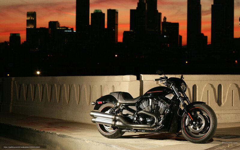 Black Motorcycle on Bridge