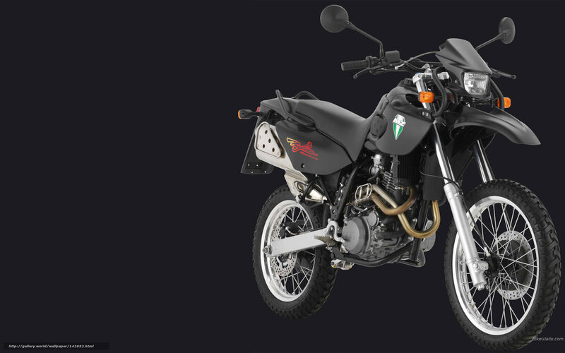 black motorcycle on dark background