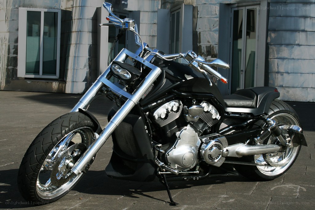 black motorcycle on pavement