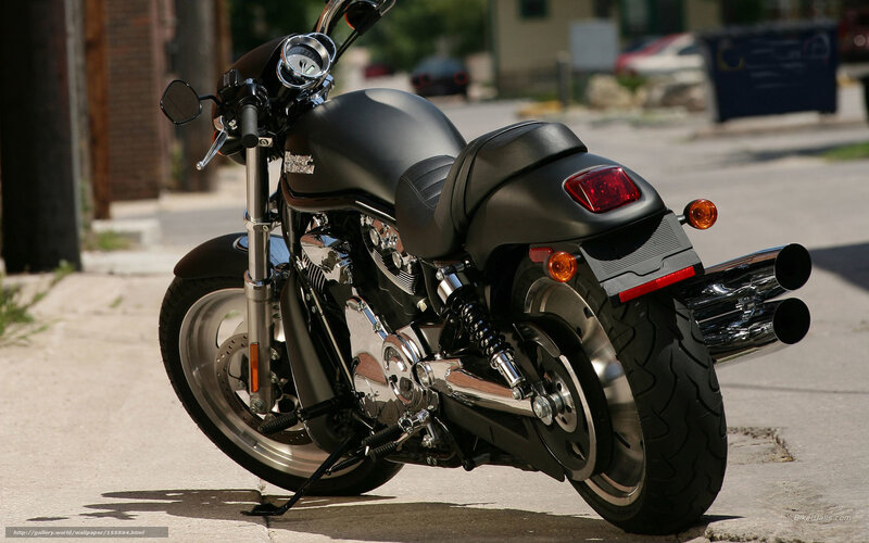 Black Motorcycle on Street — Calm, Afternoon