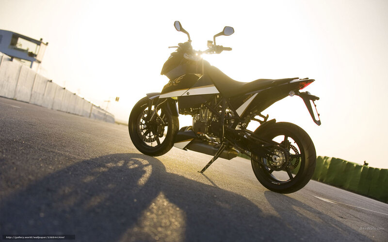 Black Motorcycle on Track