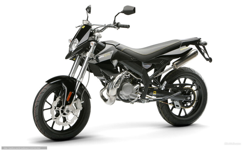 black motorcycle on white background