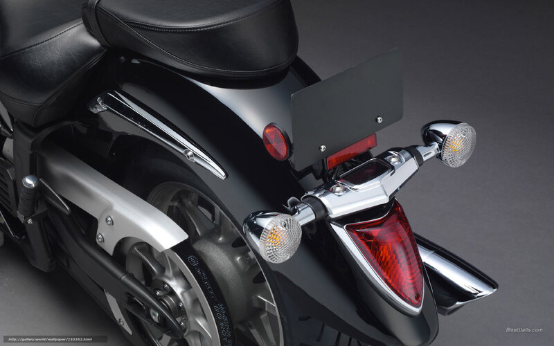 Black Motorcycle Rear — Neutral, Photograph
