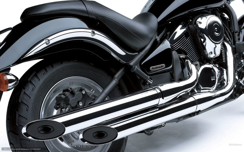 Black Motorcycle Rear — Neutral