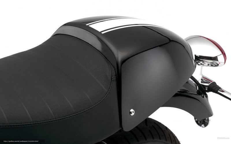 black motorcycle seat detail