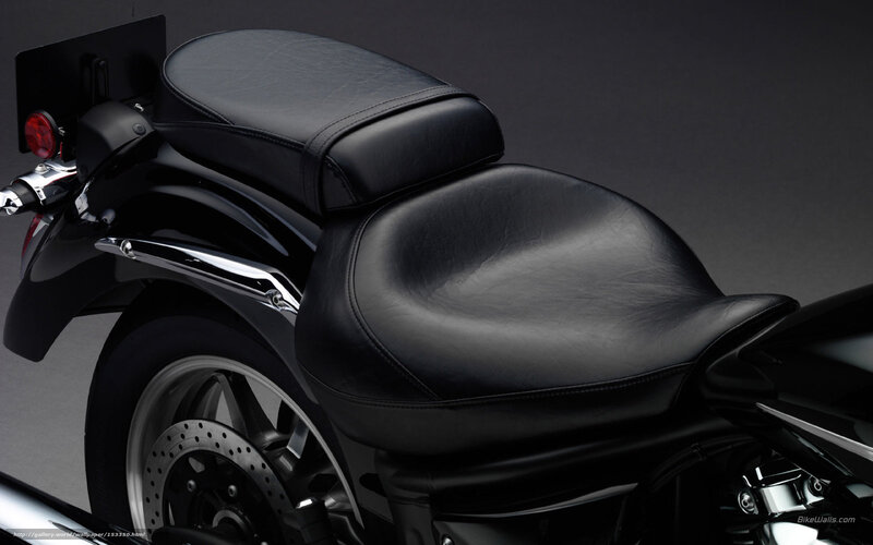 Black Motorcycle Seat — Dramatic