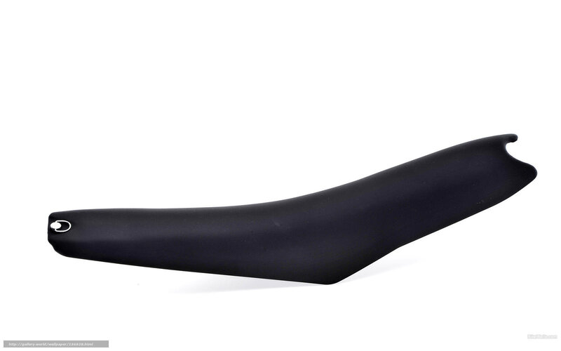 Black Motorcycle Seat — Neutral, Photograph