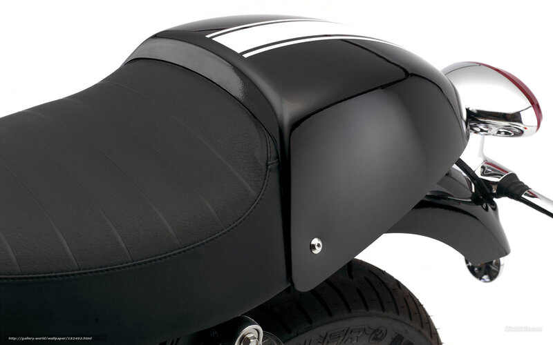 Black Motorcycle Seat — Neutral