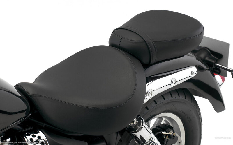 black motorcycle seats