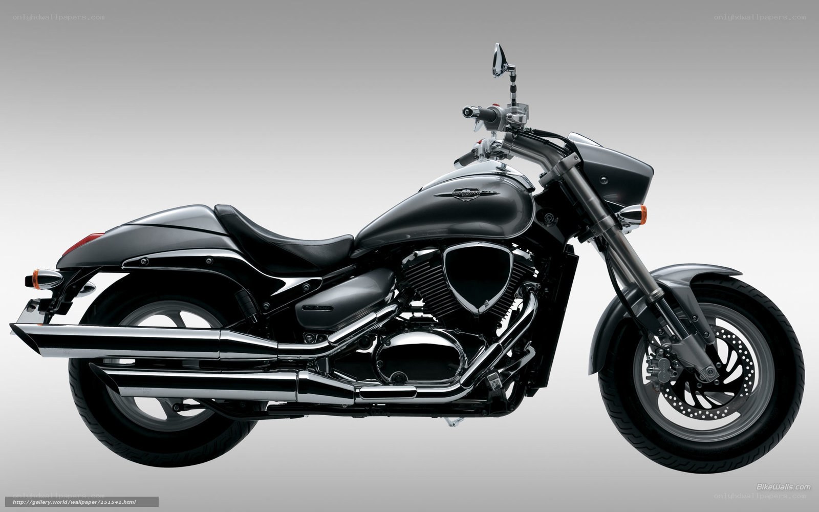 black motorcycle side profile
