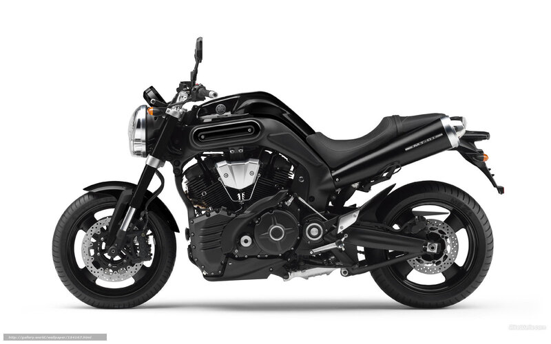 black motorcycle side profile