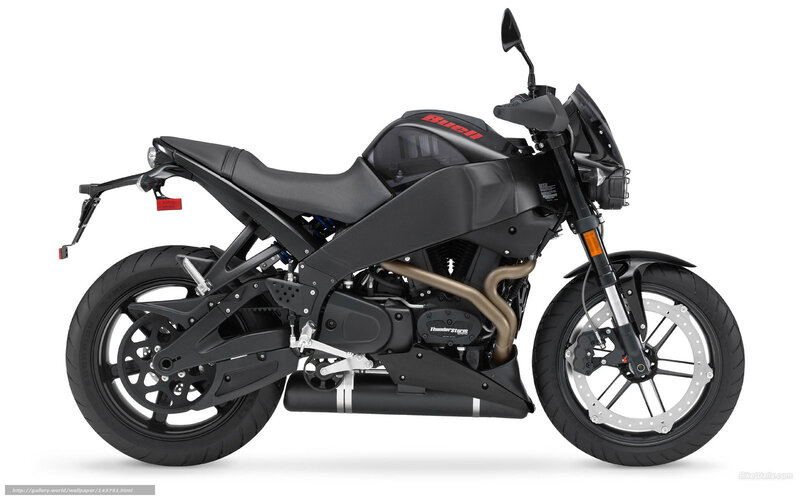 black motorcycle side profile