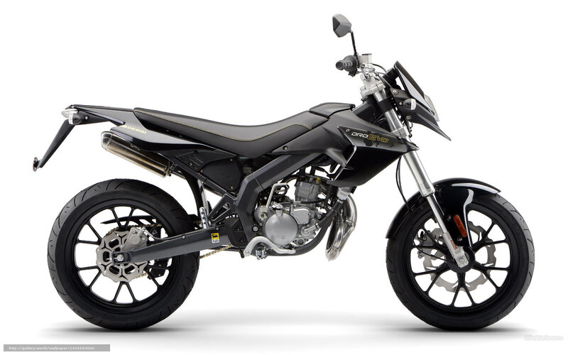 black motorcycle side profile