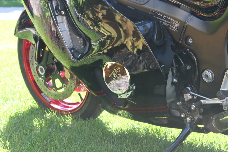 Black Motorcycle Side