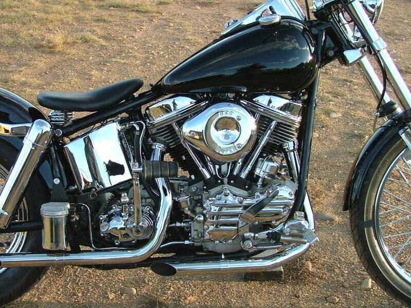 black motorcycle with chrome engine