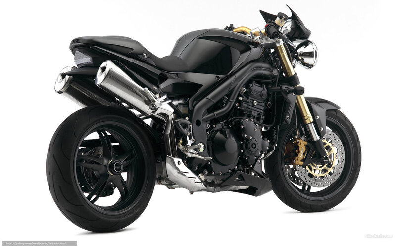 black motorcycle with gold accents