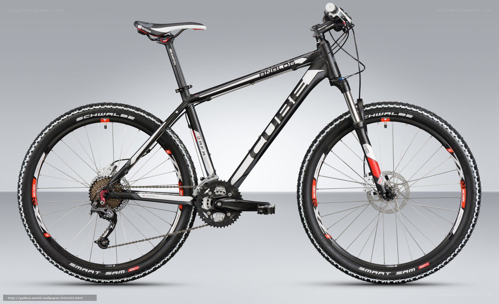 black mountain bike