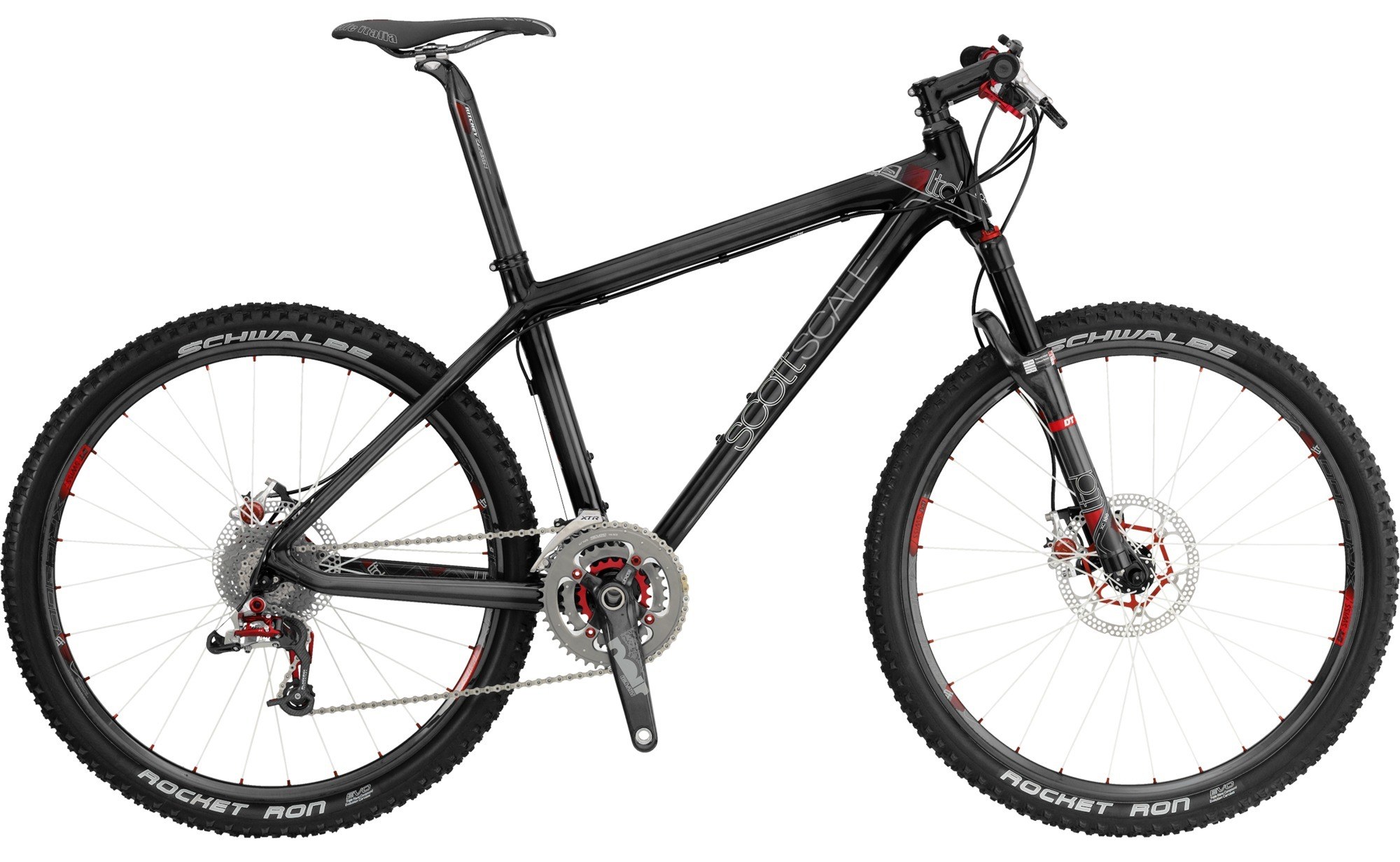 black mountain bike