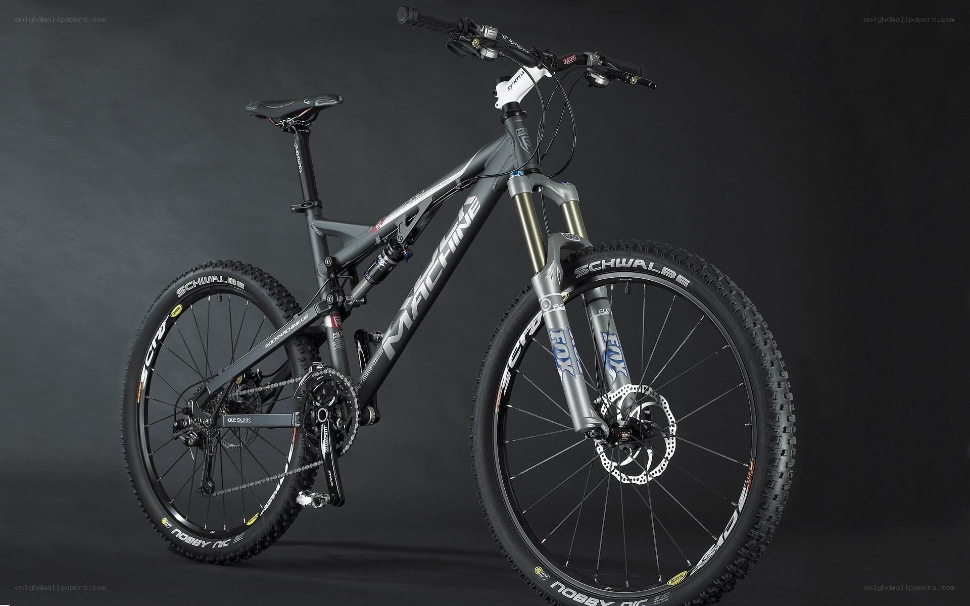 black mountain bike