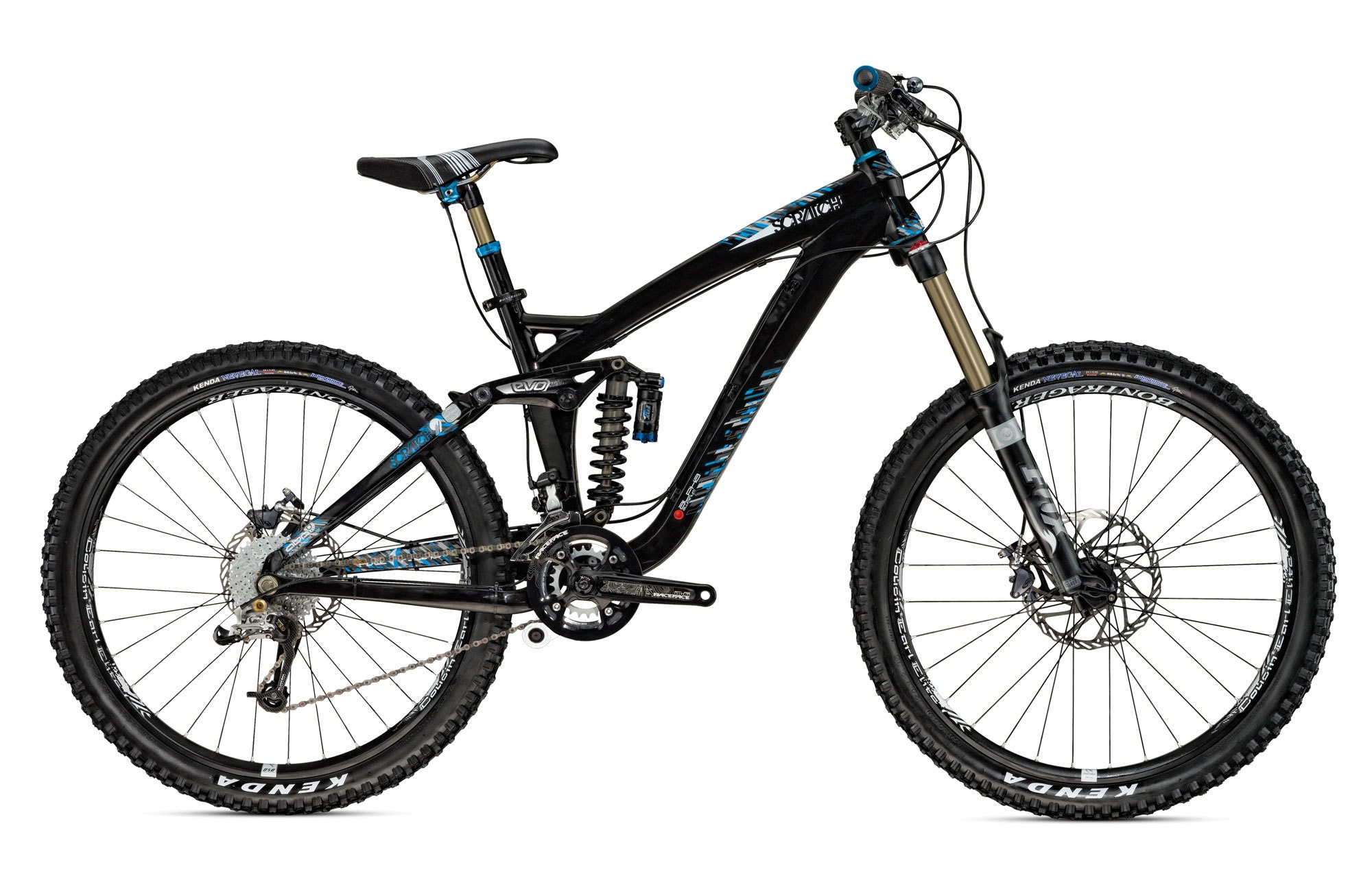 black mountain bike