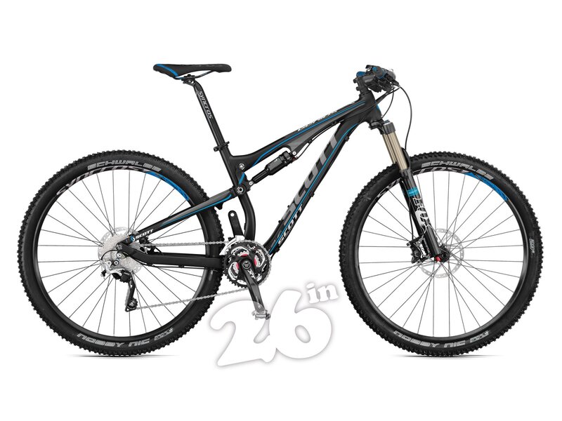 black mountain bike