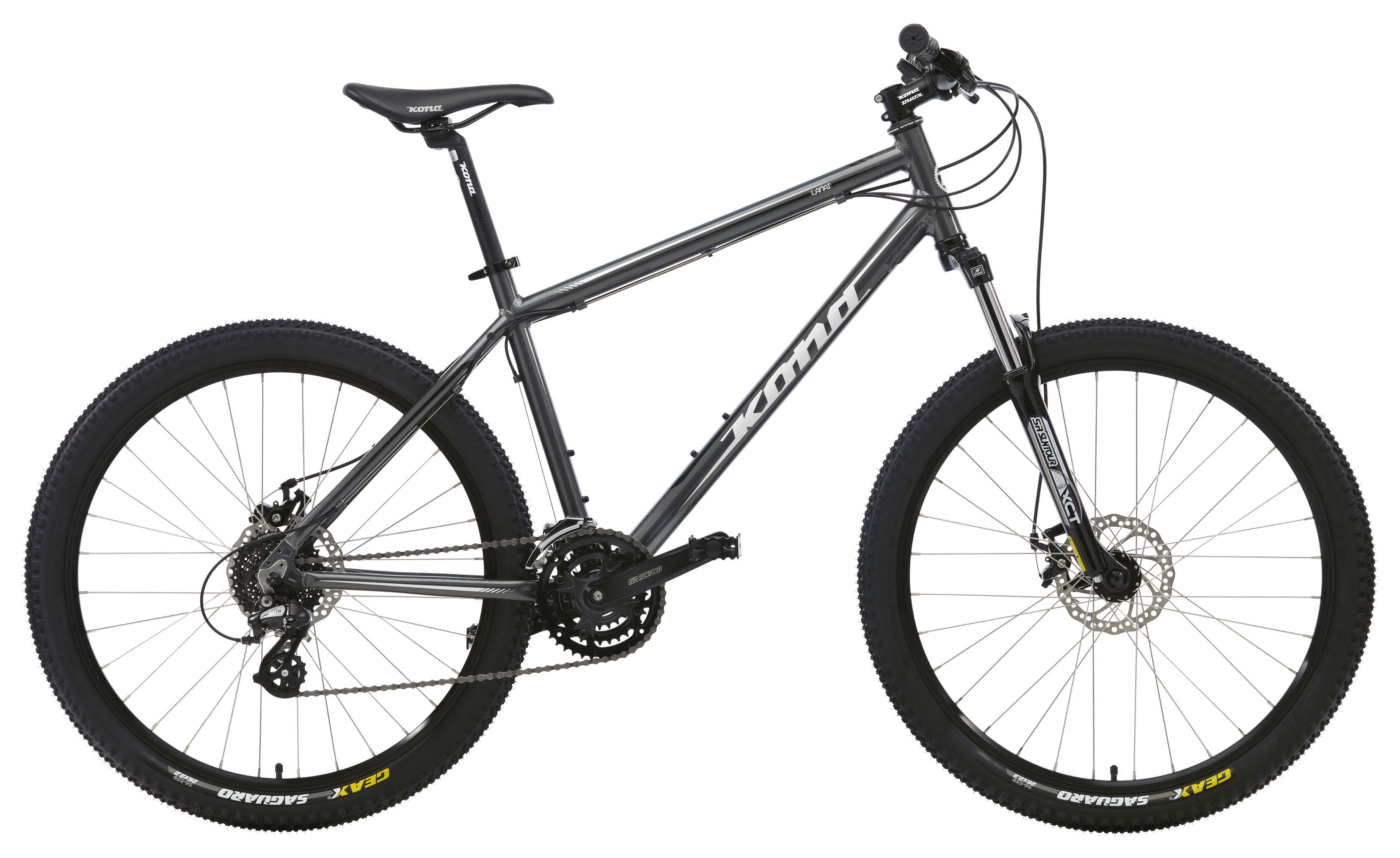 black mountain bike