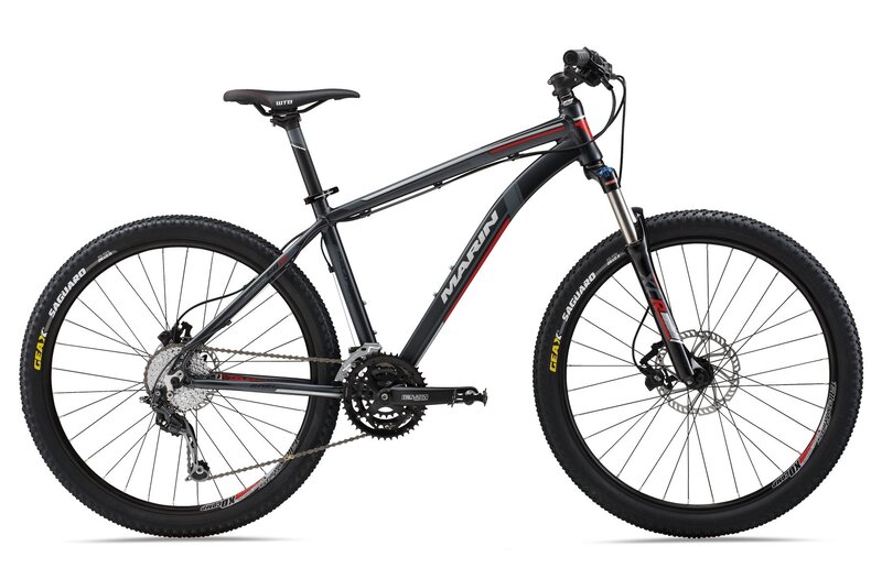 black mountain bike