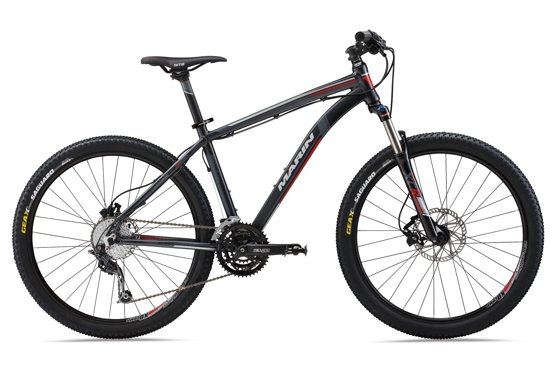 black mountain bike