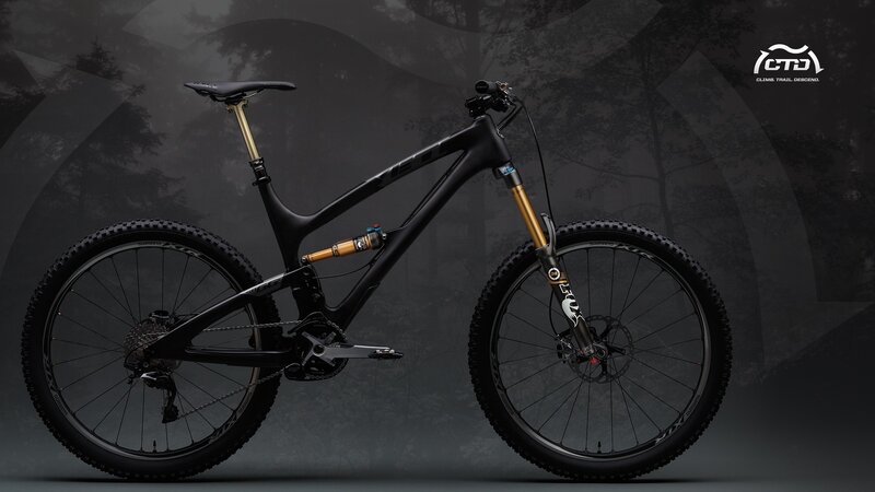Black Mountain Bike — Dramatic, Photograph