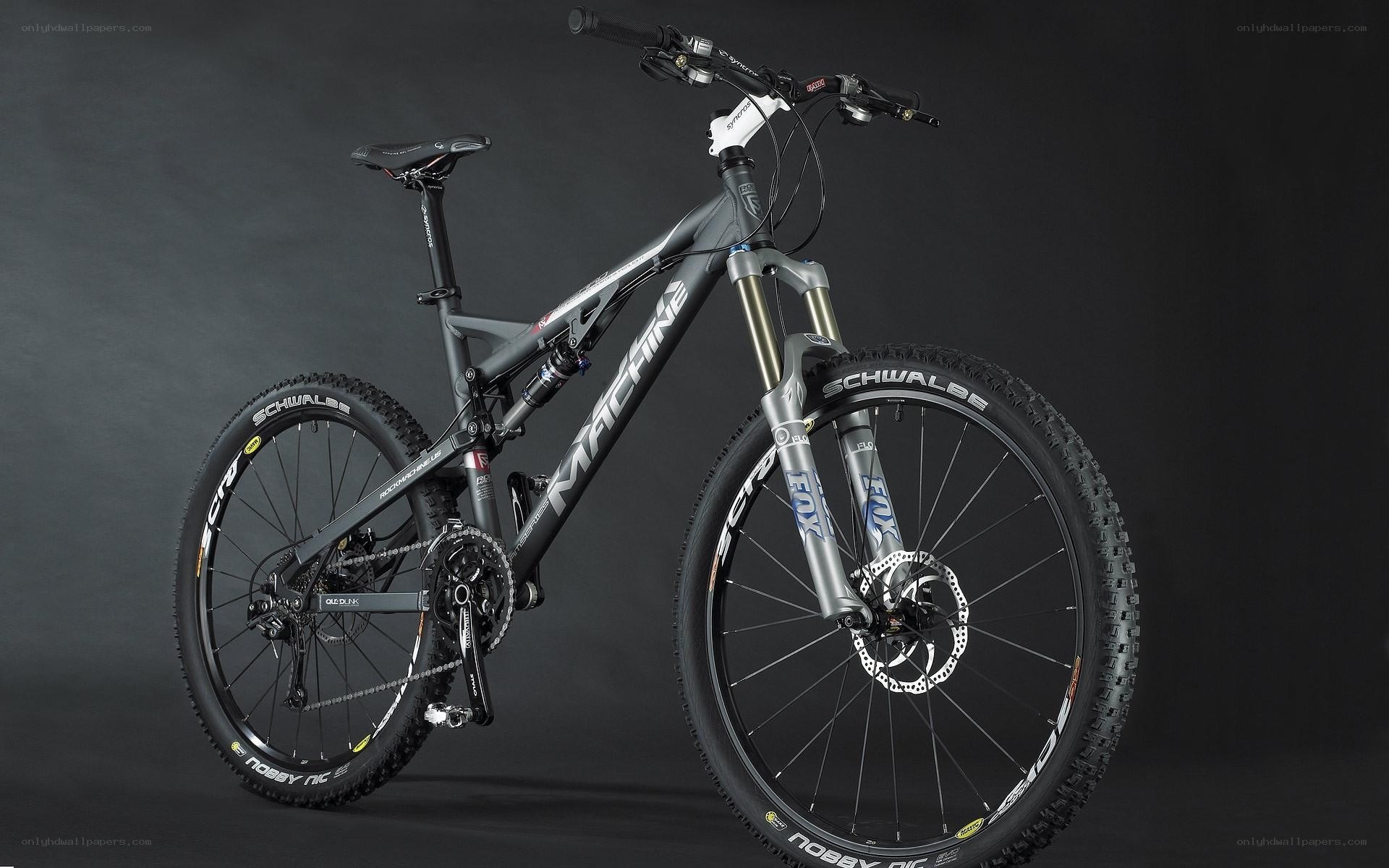 black mountain bike