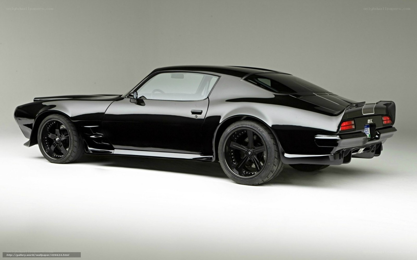 black muscle car