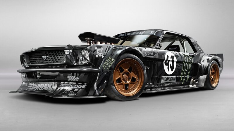 Black Muscle Car — Aggressive, Photograph