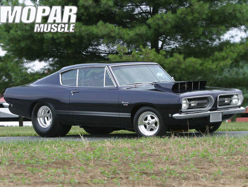Black Muscle Car — Calm, Afternoon