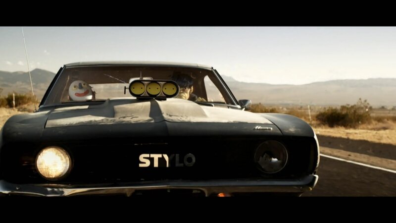 Black Muscle Car — Desolate