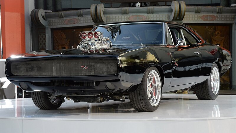 Black Muscle Car — Dramatic, Photograph, Engine, Showroom