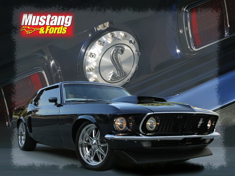 Black Muscle Car — Dramatic, Photograph, Wheel, Logo