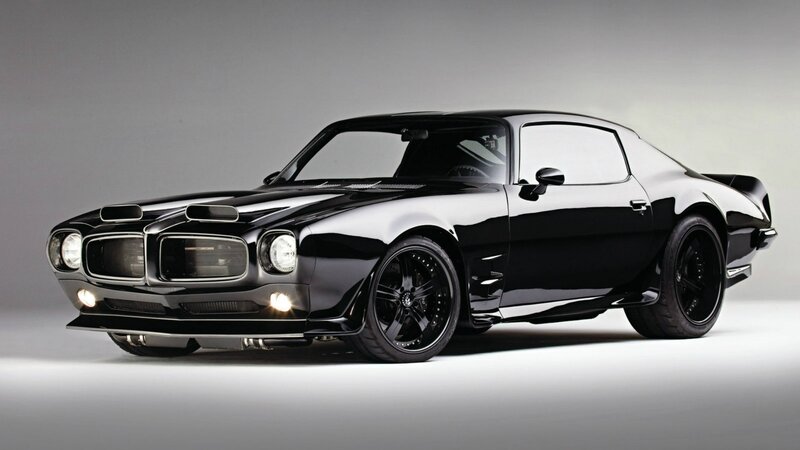 Black Muscle Car — Dramatic, Photograph, Wheels, Headlights