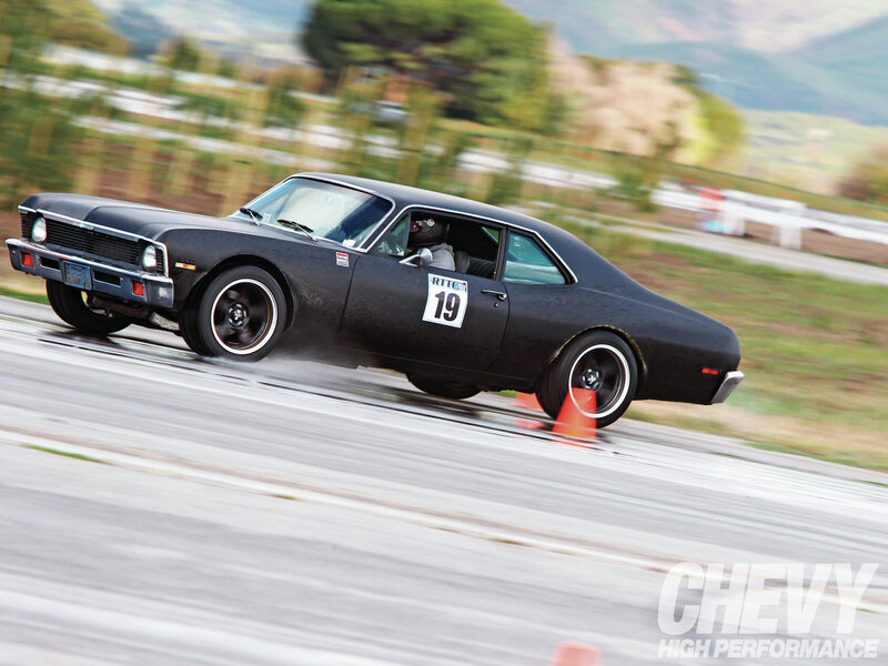 Black Muscle Car — Dynamic, Afternoon, Photograph, Driver