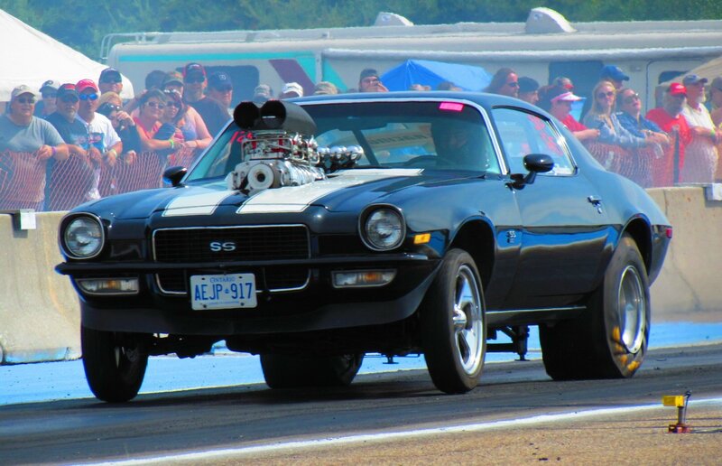 Black Muscle Car — Energetic