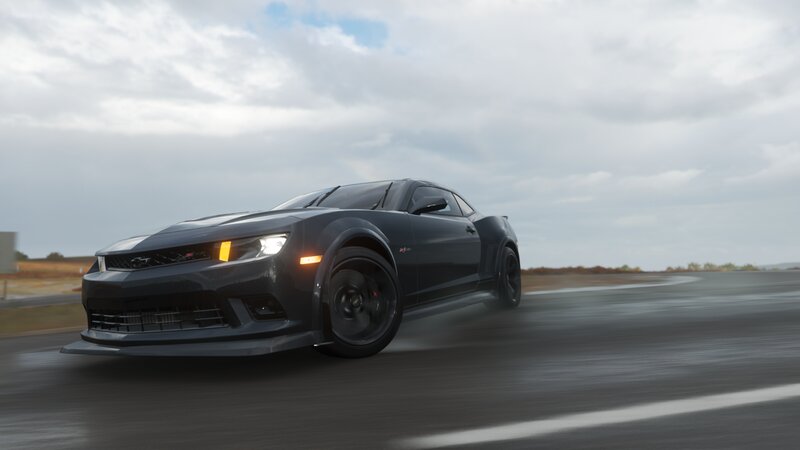 Black Muscle Car — Gray, Dynamic, 3d Render