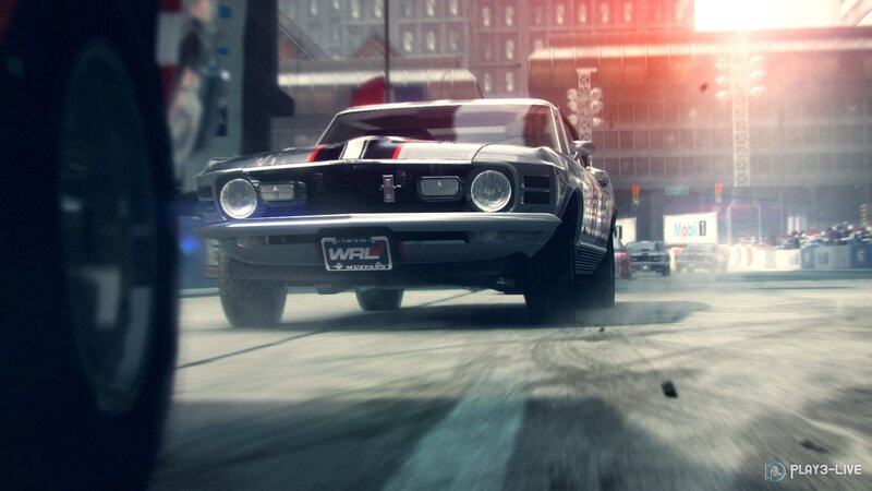 Black Muscle Car — Gray, Dynamic