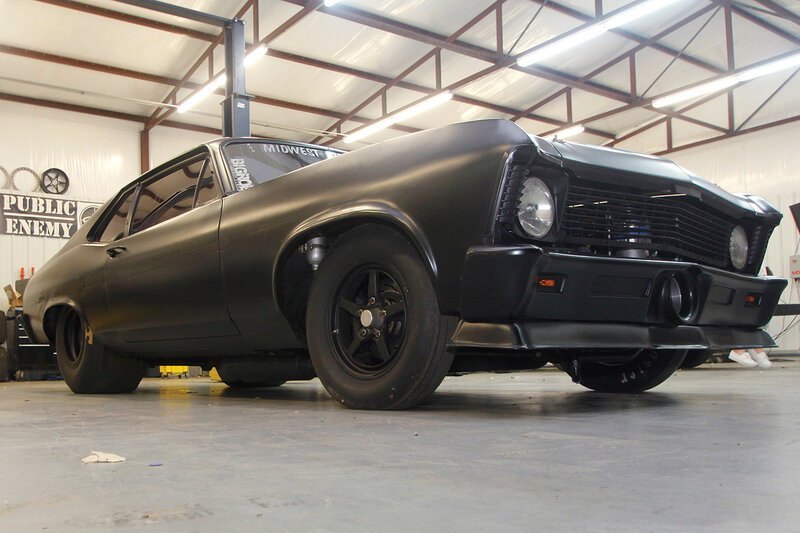 Black Muscle Car — Industrial, Photograph