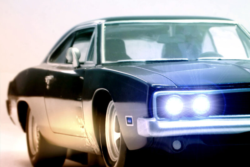 black muscle car model