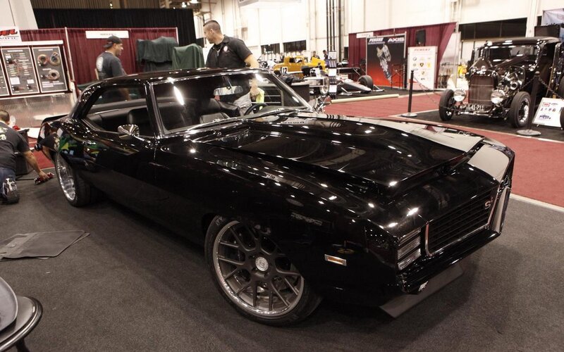 Black Muscle Car — Neutral, Photograph, People