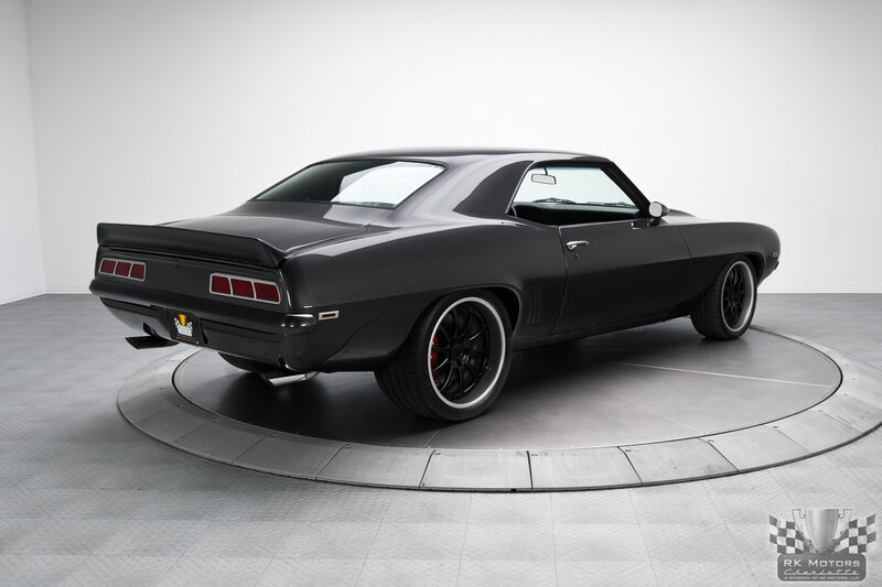 Black Muscle Car — Neutral, Photograph, Rotating Platform, Studio