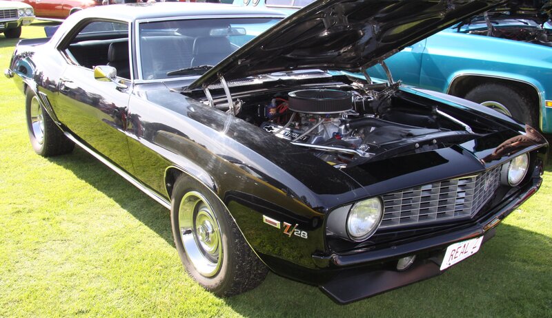 Black Muscle Car — Showcase, Afternoon, Photograph