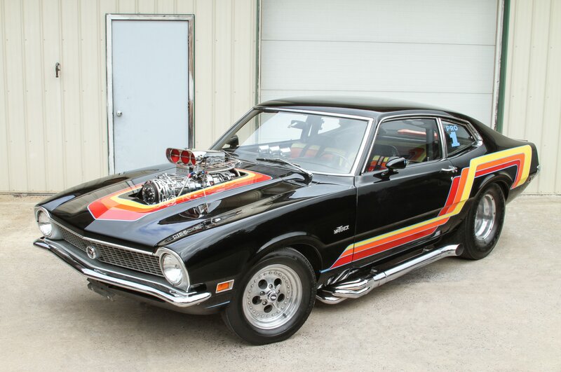 Black Muscle Car — Showcasing